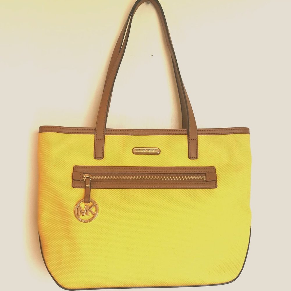 NEW Michael Kors Canvas Handbag